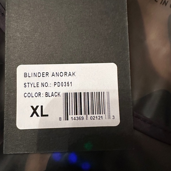 Diplomacy Blinder Anorak Rain Jacket - NWT - Size XL - Picture 10 of 14